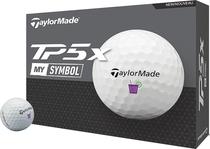 Bola de Golfe Taylormade TP5X MY Symbol Coktail - Branco (12 Unidades)