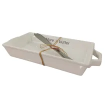 Mantequera de Porcelana 23.5X13CM