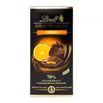 Barra Chocolate Lindt Amargo 70% Mousse de Laranja 150G