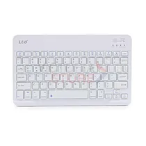 Mini Teclado Magnético Luo LU-BT029 Slim Bluetooth Keyboard 10" - Branco