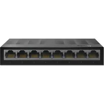 Switch TP-Link LS1008G com 8 Portas de 10/100/1000MBPS Bivolt - Preto