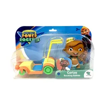 Figura Con Vehículo Coleccionable Power Rockers Mini Beat 32020 Surtido 1 Pieza