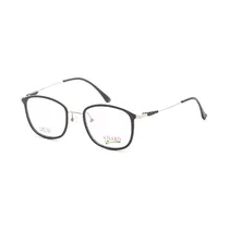 Armação para Óculos de Grau Visard TR90 1820 C2 Tam. 48-12-138MM - Prata/Preto