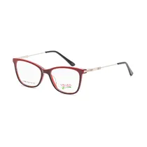 Armação para Óculos de Grau Visard VS4003 C4 Tam. 52-18-140MM - Vermelho/Prata