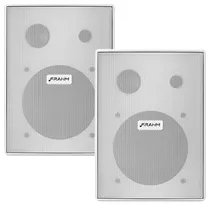 Caixa Acústica Passiva Frahm PS200 New 30RMS White com Suporte (Par)