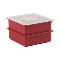 Molde de Silicona para Hielo Trudeau 0578425 Rojo
