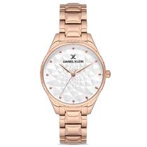 Relogio Analogico Feminino Daniel Klein DK.1.12684-3 Premium Ladies / Pulseira de Aco Inoxidavel - Rose Gold