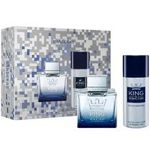Kit Perfume Masculino Antonio Banderas King Of Seduction Edt 100 ML + Desodorante