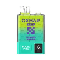 Vaper Descartável Oxbar Magic Maze Pro 10000 Gelembung Mentimun