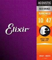 Elixir Viol. Bronze 80/20 0.10 (11152) 12 Cordas