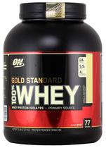 Optimum Nutrition Gold Standard 100% Whey - Vanilla Ice Cream 77 Porcoes 5LB(2.27G)