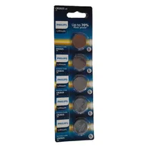 Bateria Philips CR2016P5B/17 Lítio 2016 240MAH 5PCS - Azul
