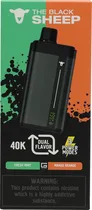 Vape Descartável The Black Sheep 40K Fresh Mint/Mango Orange - 40000PUFFS