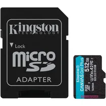 Cartão de Memória Micro SD Kingston Canvas Plus SDXC 512GB 170 MB/s Class 10 – SDXC/SDCG3