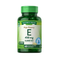 Vitaminas Nature's Truth High Potency e 450MG 60 Cápsulas