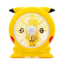 Ventilador Portátil Qifeng Pikachu QF-201 220V - Amarelo