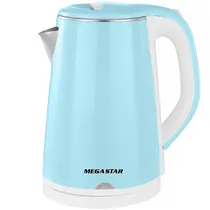 Chaleira Eletrica Megastar TM8902A / 1.8 Litros / 1500W / 220V ~ 50/ 60HZ - Azul