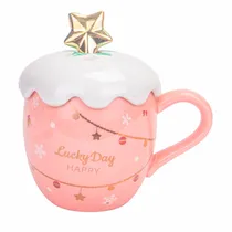 Caneca de Porcelana Natalina Papai Noel Xícara Café