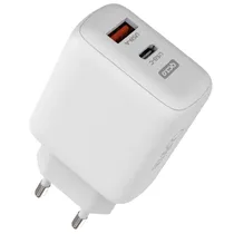 Carregador Tomada Quanta QTCCR45 USB / USB-C / 45W - Branco Carregador Tomada Quanta QTCCR45 USB / USB-C / 45W - Branco