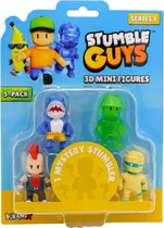 Bonecos Stumble Guys 3D Mini Figures S1 Diramix Art.3 - 0428 (5 Unidades)