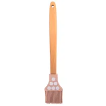 Pincel de Silicone para Confeitaria Bege com Mota
