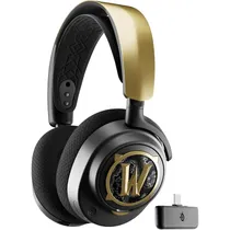 Fone de Ouvido Gamer Steelseries 61558 Arctis Nova 7 World Of Warcraft Edição Sem Fio - Preto/Dourado