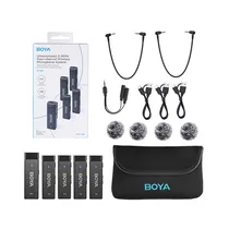 Sistema de Micrófono Inalámbrico Boya BY-W4 4TX+1RX