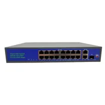 Switch 16POE 250W 10/100/1000 16POE+2G+F1621GBL-A  Switch 16PO...