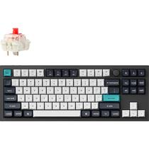 Teclado Gamer Mecanico Keychron Q3 Max RGB Sem Fio Switch Vermelho - Preto (Ingles)