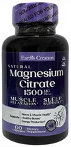 Earth's Creation Magnesium Citrate 1500MG (60 Capsulas)