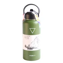 Botella Termica Hydrate 946 ML Verde Militar