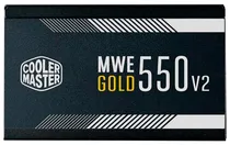 Fonte para Gabinete Cooler Master 550W Mwe 550V2 80 Plus Gold Bivolt Preto