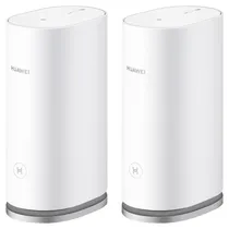 Roteador Huawei WS8100 AX3000 Dual Band / 2.4GHZ / 5GHZ / Wi-Fi 6 - Branco (Kit com 2)