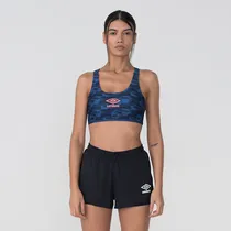 Sujetador Deportivo Femenino Umbro Futevolei Graphic Camouflage