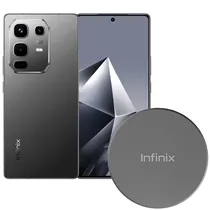 Celular Infinix Note 50 Pro X6855 Dual Sim de 256GB/8GB Ram de 6.78" 50+8MP/32MP - Shadow Black + Carregador Wireless