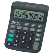 Calculadora Truly 6001-12 - 12 Dígitos - Cinza