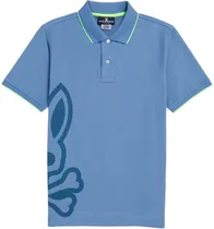 Outlet Camisa Polo Psycho Bunny B6K976 - Azul
