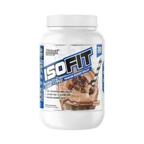 Nutrex Isofit Chocolate Shake Plastico 2,2 LBS/993 G/ 30 Serv Blanco