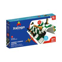 Juego de Mesa Xalingo Ajedrez Y Damas Master 6009.8 57 Piezas