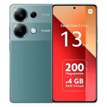 Smartphone Xiaomi Redmi Note 13 Pro 4G Global 256GB 8GB Ram Dual Sim Tela 6.67" - Verde (Lacre Pequeno)