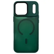 Capinha para iPhone 17 Pro Max Magsafe 3IN1 - Verde/Transparente