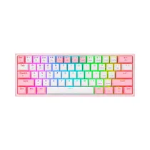 Teclado Gamer Inalambrico Redragon Fizz Pro K616-RGB Pink White