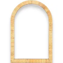 Espejo Artesanal de Rattan