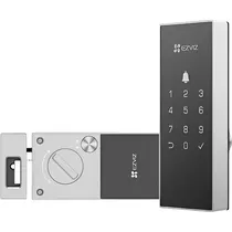 Fechadura Digital Ezviz CS-DL03-R100-WP-GR - Preto/Prata