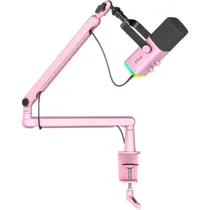 Fifine Micrófono TAM8P RGB USB-C XLT Kit Pink