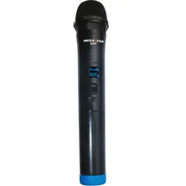 Microfone Mega Star MICWR7B Sem Fio - Preto