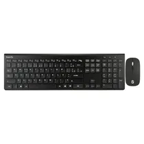 Kit Mouse e Teclado Smartfy TW02B - Sem Fio - Português - Preto  Kit Mouse e...