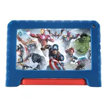 Tablet Multilaser Kids NB625 Avengers - 4/64GB - Wi-Fi - 7" - Azul  Tablet Mult...