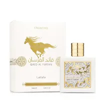 Perfume Unisex Lattafa Qaed Al Fursan Unlimited Edp 90ML (A Partir de 10 Piezas)