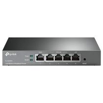 Roteador Balanceador de Carga de Banda TP-Link TL-R470T+ / 1WAN / 3WAN/ Lan / 1LAN / 266MHZ - Preto